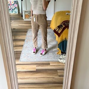NSF Corduroy Straight Leg Crop‎ Pant Copper NWT Size 24